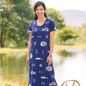 M. Mac Rock Fish Dress NWOT